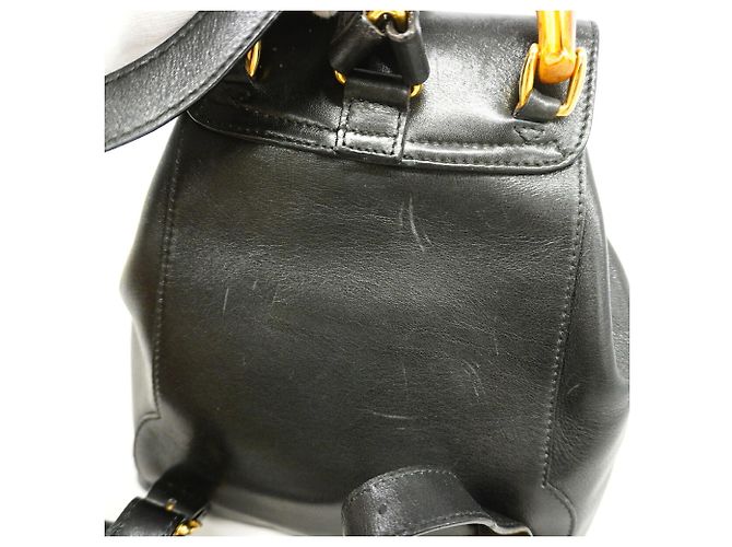 Bamboo Zaino Gucci in pelle nera con bambù Nero - vista 8