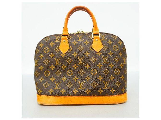 Bolso Louis Vuitton Alma Monogram Castaño - vista 9