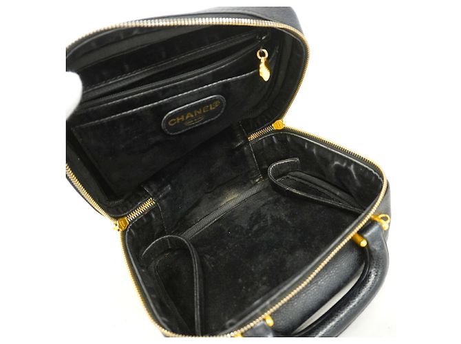 Borsa Vanity Chanel Nera Nero - vista 4