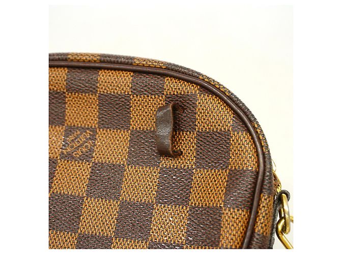 Borsa a tracolla Louis Vuitton Damier Pochette Ipanema Damier ebene - vista 9