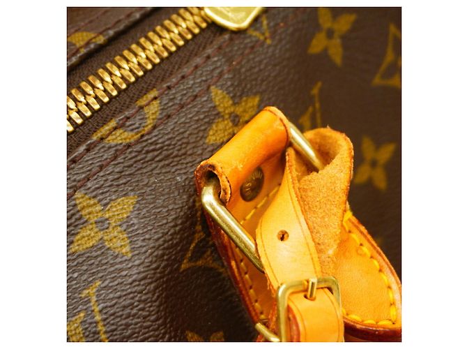 Keepall Borsa Boston Louis Vuitton Marrone - vista 10