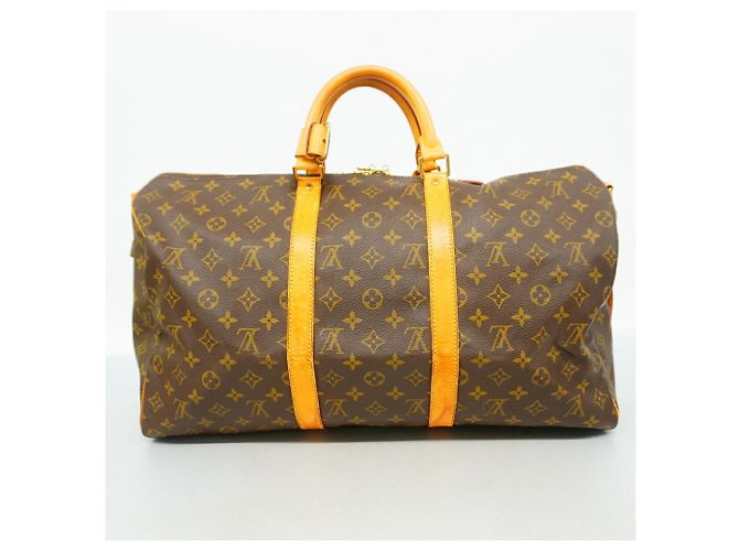 Keepall Borsa Boston Louis Vuitton Marrone - vista 12