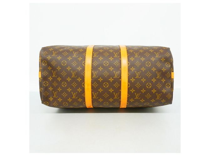 Keepall Borsa Boston Louis Vuitton Marrone - vista 3