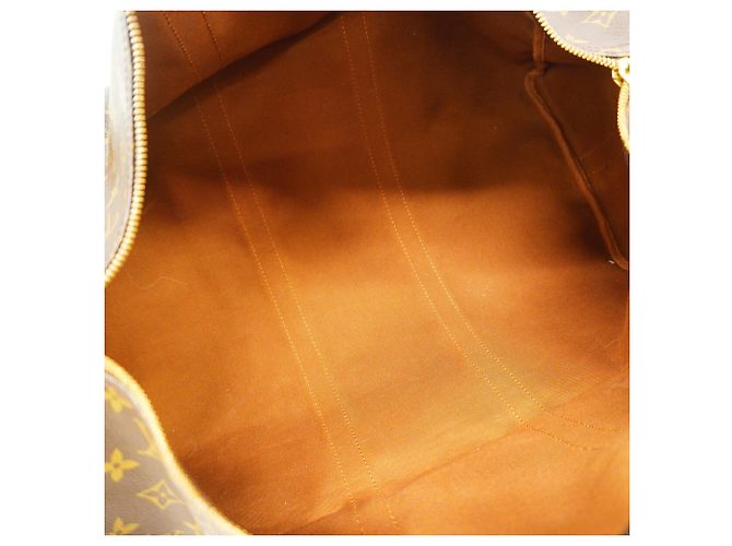 Keepall Borsa Boston Louis Vuitton Marrone - vista 4