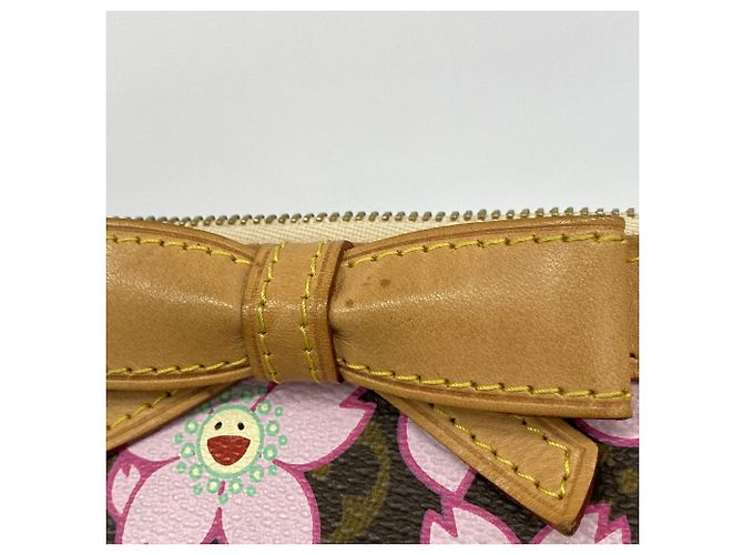 Louis Vuitton Monogram Cherry Blossom Pochette Accessoires Marrone - vista 8