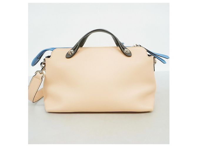 Borsa in pelle Fendi By The Way Beige - vista 13