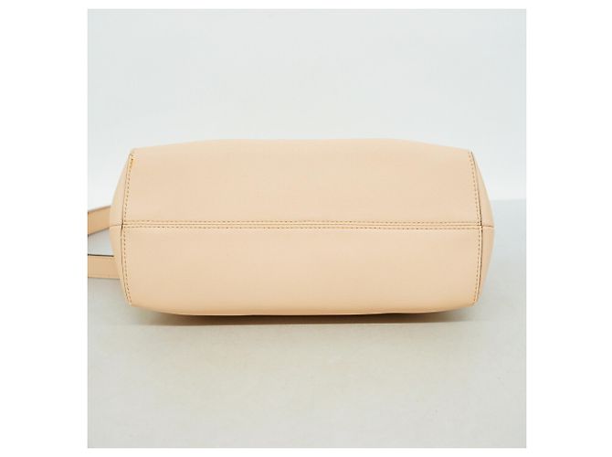 Borsa in pelle Fendi By The Way Beige - vista 3