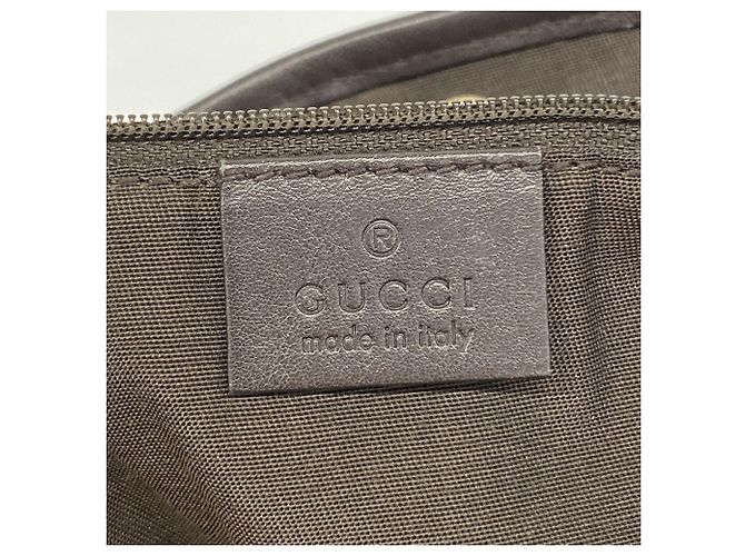 Borsa Tote Gucci GG Canvas Marrone Beige - vista 5