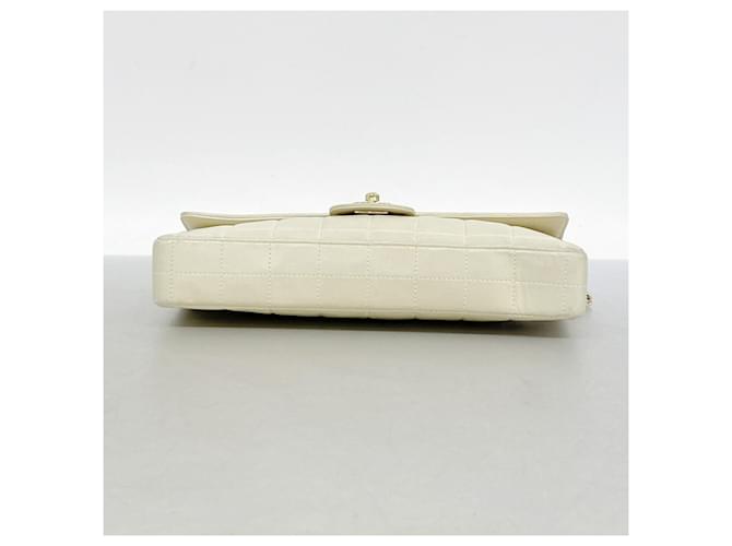 Borsa a tracolla Chanel Chocolate Bar con catena Beige - vista 3