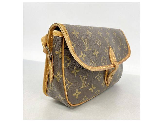 Borsa a tracolla Louis Vuitton Monogram Gibeciere PM Marrone - vista 2