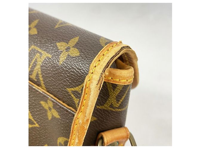 Borsa a tracolla Louis Vuitton Monogram Gibeciere PM Marrone - vista 7