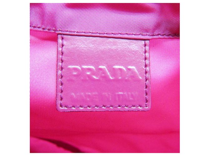 Pouch con coulisse Prada VELA MV369 Rosa - vista 10