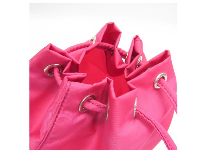 Pouch con coulisse Prada VELA MV369 Rosa - vista 9