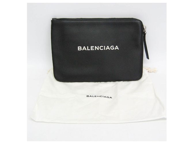 Balenciaga Everyday Pouch M 492465 Pochette Nero - vista 2