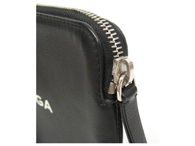 Balenciaga Everyday Pouch M 492465 Pochette Nero - vista 7