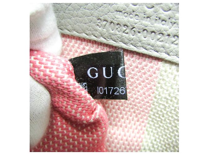 Borsa a tracolla in pelle con nappe Gucci Daily Bamboo Marrone - vista 13