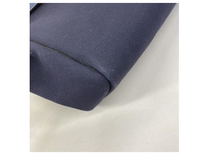 Hermès Borsa Tote Hermes Herbag Cabas Blu navy - vista 7