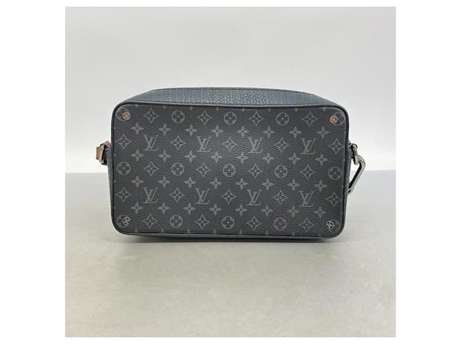 Borsa a tracolla Louis Vuitton Monogram Eclipse Nero - vista 10