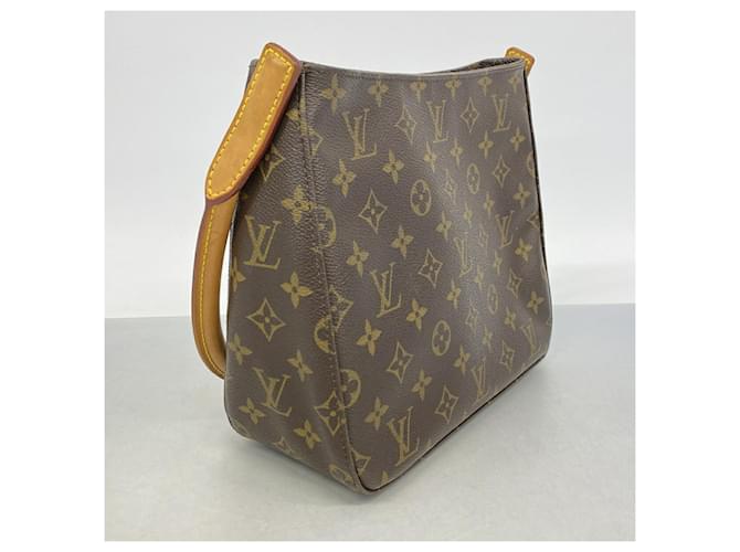 Borsa a tracolla Louis Vuitton Monogram Looping MM Marrone - vista 2