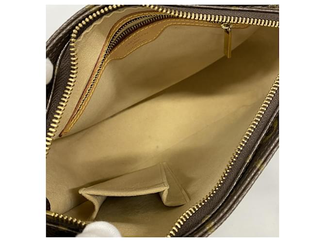 Borsa a tracolla Louis Vuitton Monogram Looping MM Marrone - vista 4