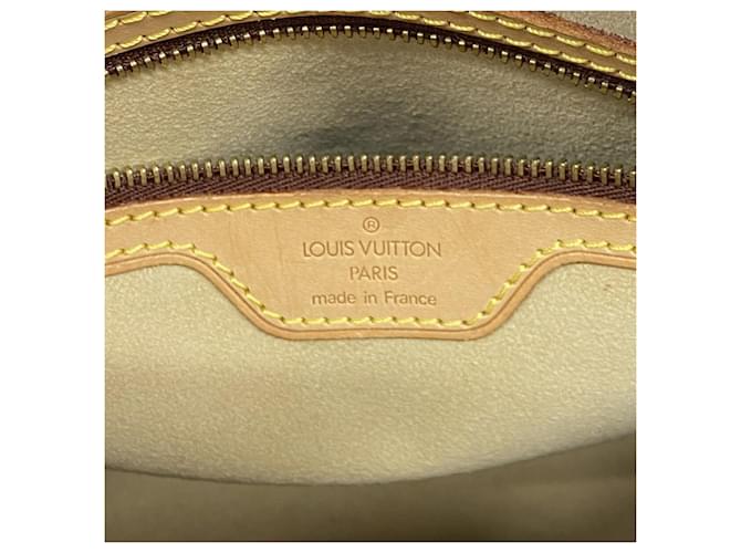 Borsa a tracolla Louis Vuitton Monogram Looping MM Marrone - vista 5