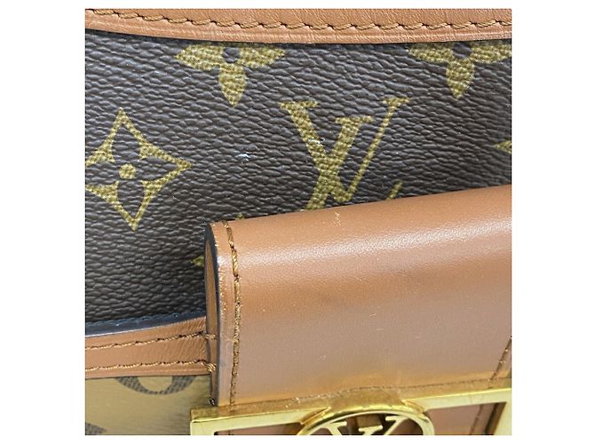Borsa a tracolla Louis Vuitton Monogram Reverse Hobod Fine PM Marrone - vista 10