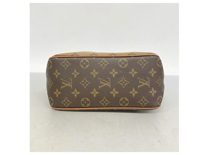 Borsa a tracolla Louis Vuitton Monogram Reverse Hobod Fine PM Marrone - vista 3