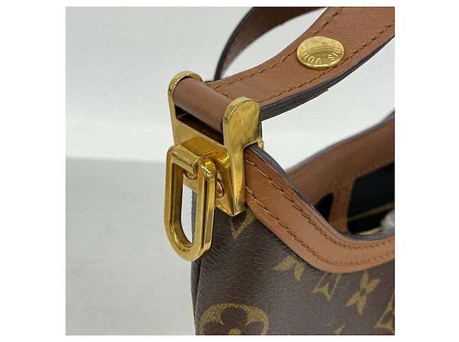 Borsa a tracolla Louis Vuitton Monogram Reverse Hobod Fine PM Marrone - vista 7