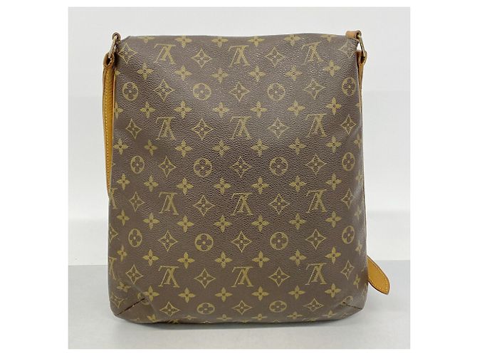 Borsa a tracolla Louis Vuitton Monogram Musette Marrone - vista 11