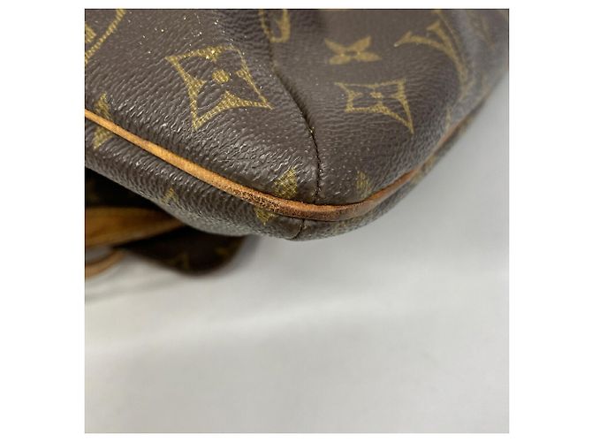 Borsa a tracolla Louis Vuitton Monogram Musette Marrone - vista 7