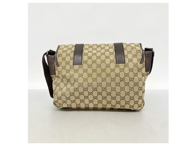 Gucci GG Canvas Brown Schultertasche Braun - Ansicht 11