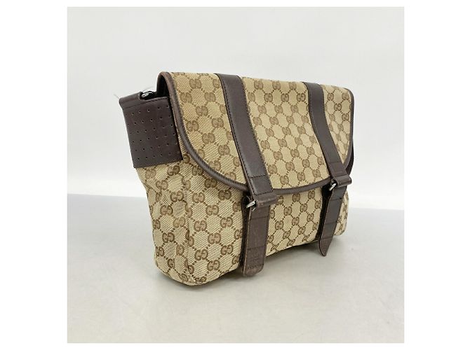 Gucci GG Canvas Brown Schultertasche Braun - Ansicht 2
