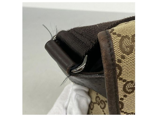 Gucci GG Canvas Brown Schultertasche Braun - Ansicht 7