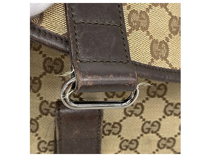 Gucci GG Canvas Brown Schultertasche Braun - Ansicht 9