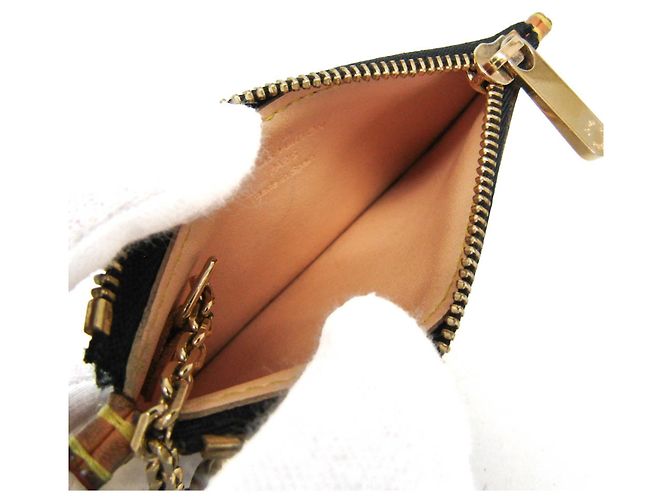 Louis Vuitton Monogram Multicolore Key Pouch Black - view 3