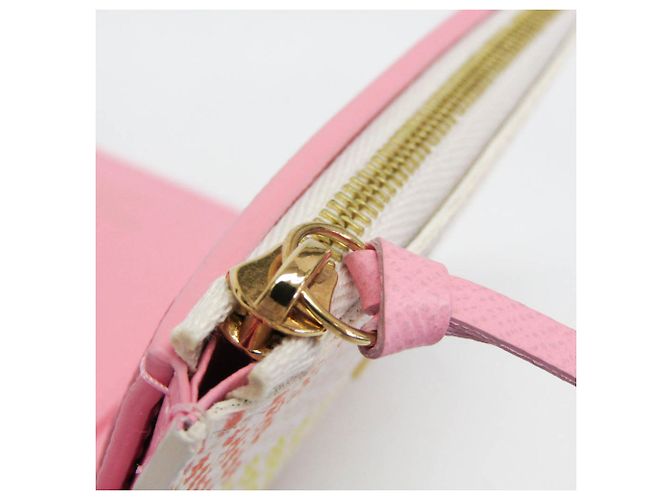 Cartera Victorine Louis Vuitton DAMIERLICIOUS Rosa Beige Amarillo - vista 10