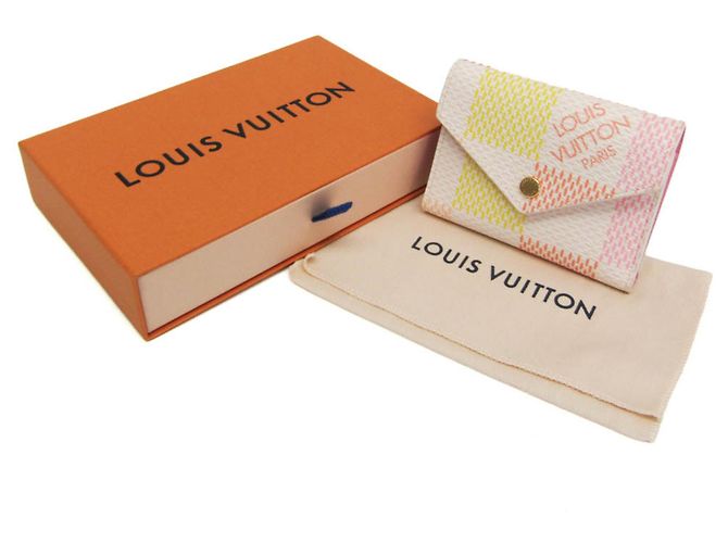 Cartera Victorine Louis Vuitton DAMIERLICIOUS Rosa Beige Amarillo - vista 2