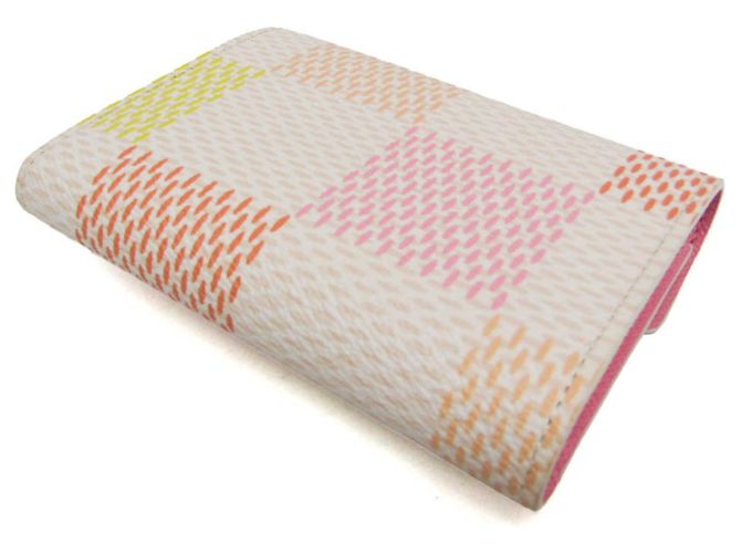 Cartera Victorine Louis Vuitton DAMIERLICIOUS Rosa Beige Amarillo - vista 3