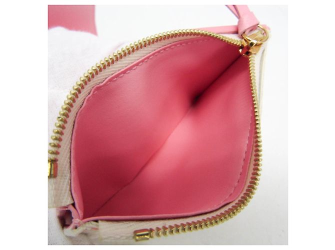 Cartera Victorine Louis Vuitton DAMIERLICIOUS Rosa Beige Amarillo - vista 5