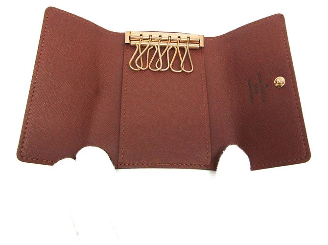 Louis Vuitton Monogram Key Holder 6 M62630 Marrone - vista 3