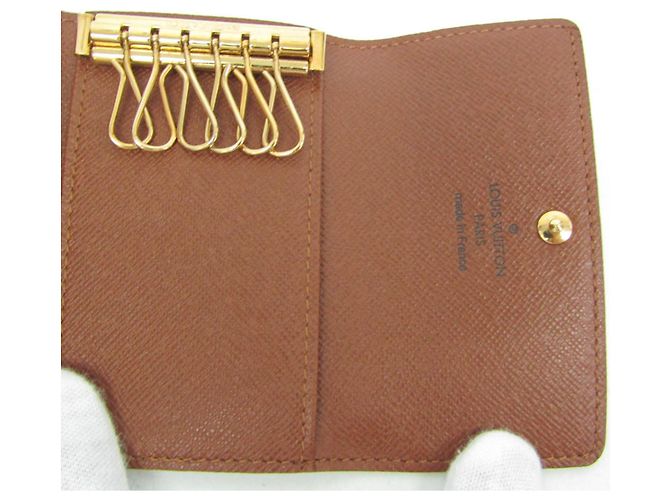 Louis Vuitton Monogram Key Holder 6 M62630 Marrone - vista 8
