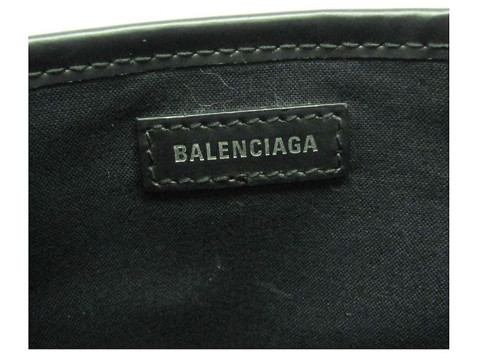 Borsa Balenciaga Cabas XS Navy Nero - vista 17