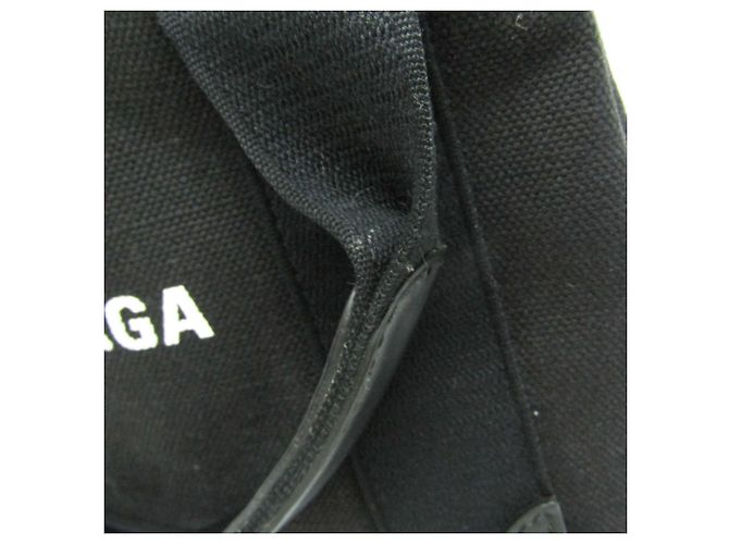 Borsa Balenciaga Cabas XS Navy Nero - vista 9