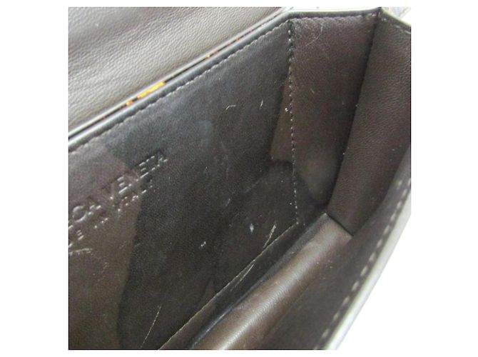 Bottega Veneta Mini The Classic Sac Bandoulière/Épaule en Cuir Marron Jaune - vue 19