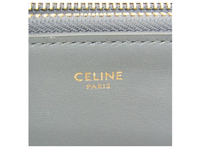Céline Celine Trio Large 171453 Borsa Crossbody in Pelle Marrone - vista 17