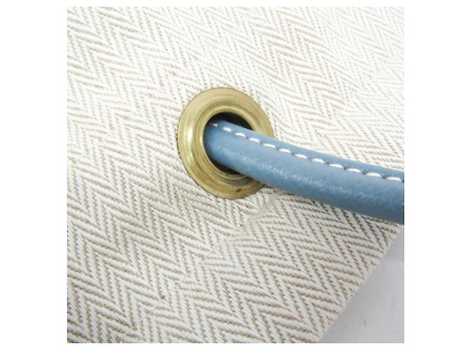 Hermès Hermes Sac Aline GM Shoulder Bag Blu Bianco sporco - vista 11