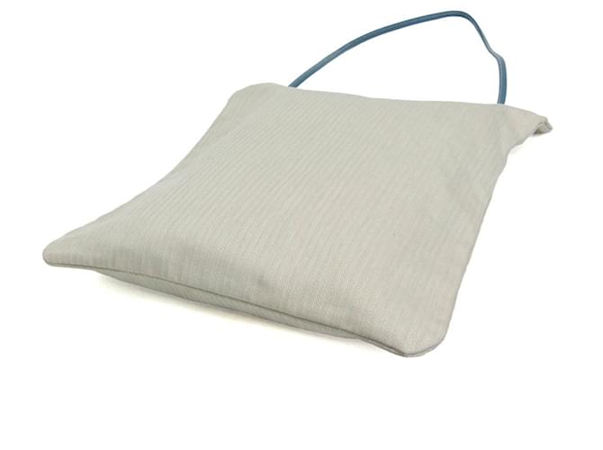 Hermès Hermes Sac Aline GM Shoulder Bag Blu Bianco sporco - vista 2