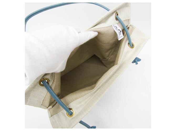 Hermès Hermes Sac Aline GM Shoulder Bag Blu Bianco sporco - vista 3