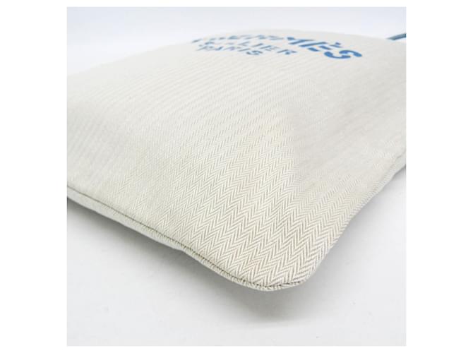 Hermès Hermes Sac Aline GM Shoulder Bag Blu Bianco sporco - vista 4