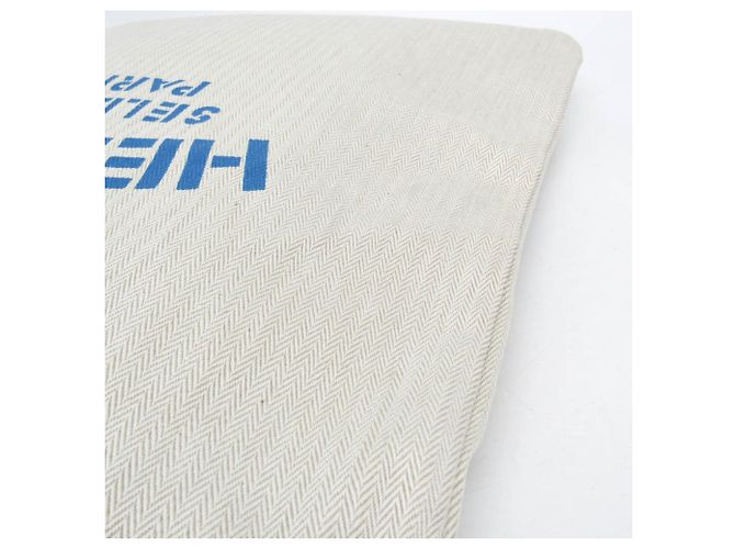 Hermès Hermes Sac Aline GM Shoulder Bag Blu Bianco sporco - vista 8